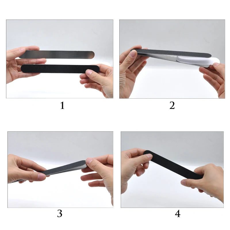 Nail Metal File with replicable paper buffer