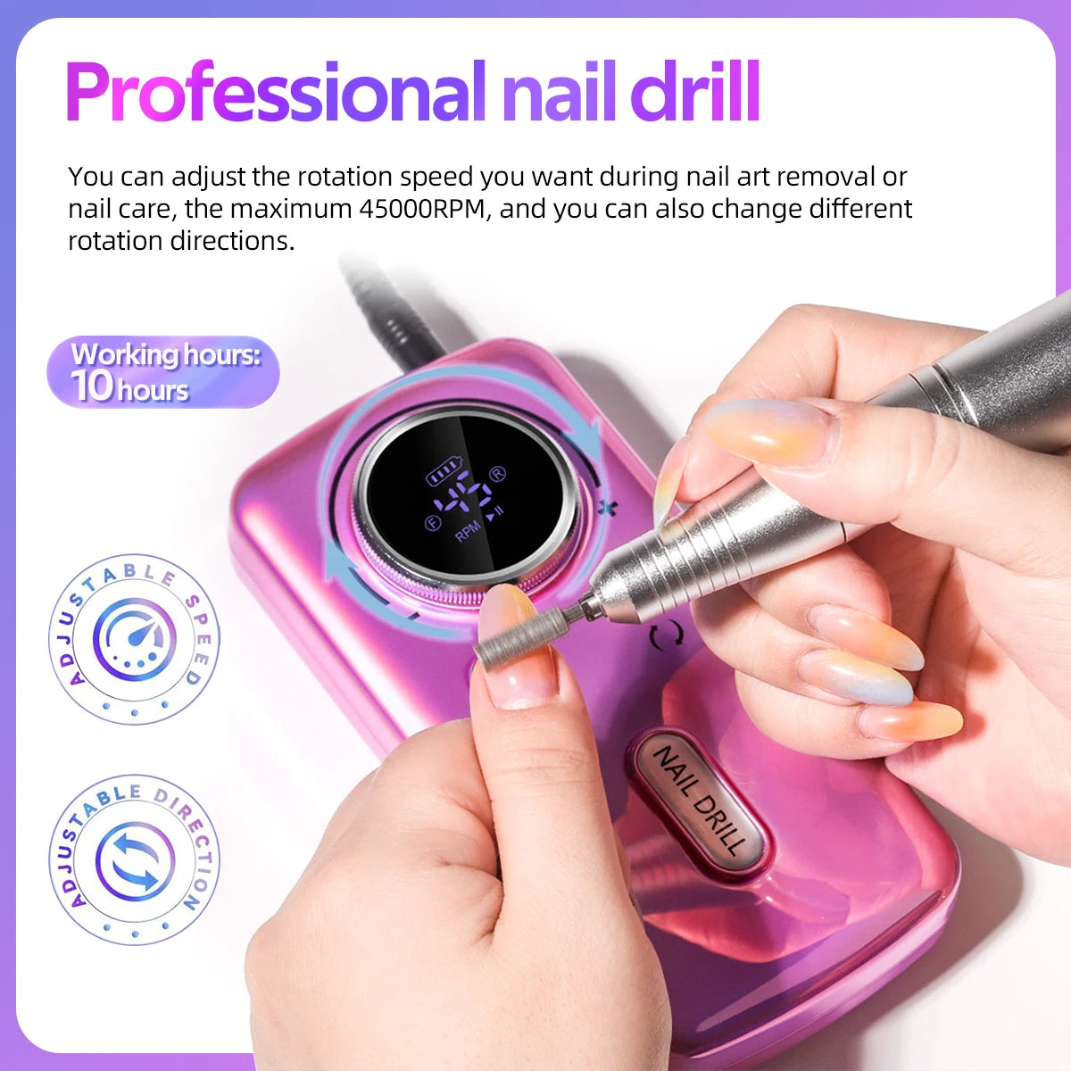 Portable Electric Nail Drill