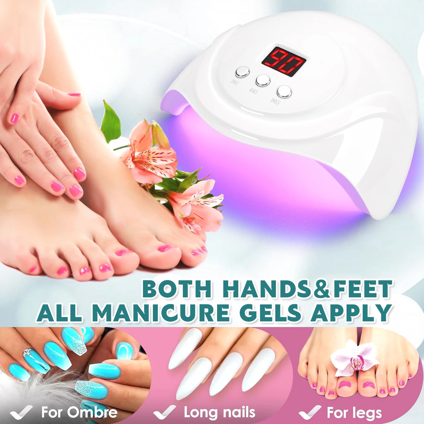 72W UV Nail Lamp Professional