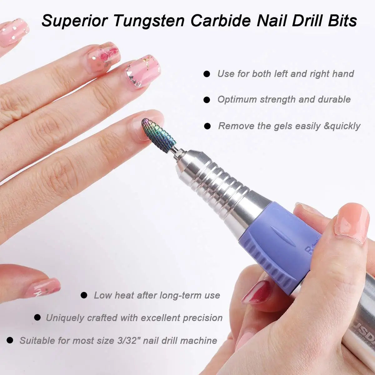 Ceramic Tungsten Nail Drill Bits