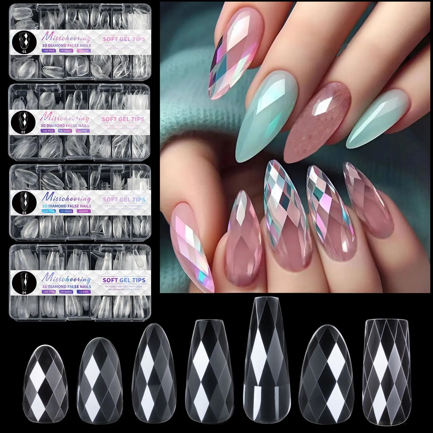 3D False Nails