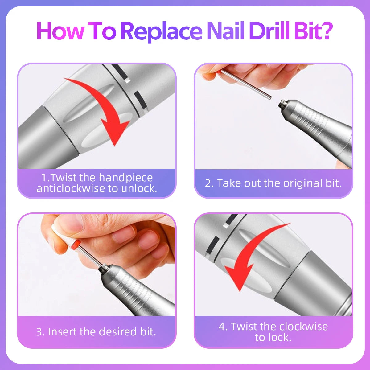 Portable Electric Nail Drill